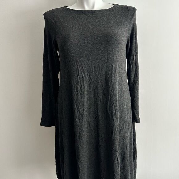 Gray Eileen Fisher Tunic Dress, Size PL - Picture 2 of 8
